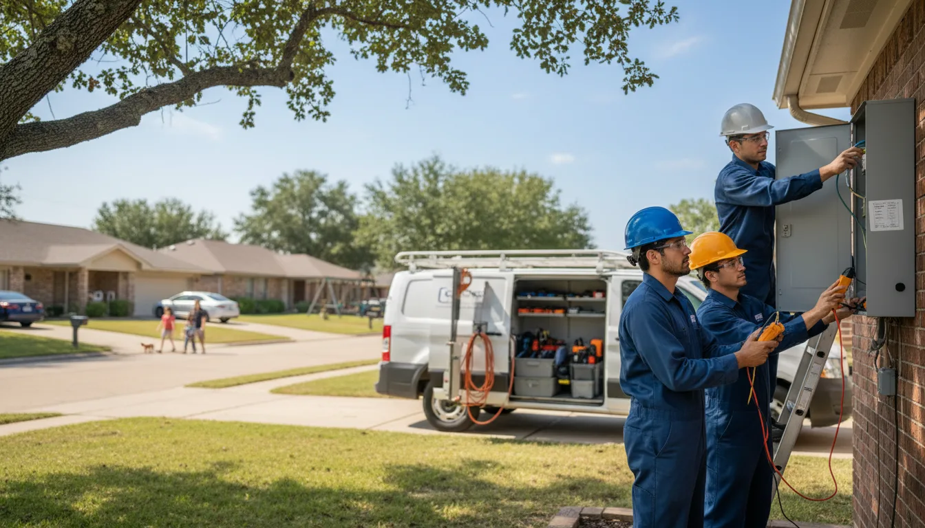 Certified electrician providing emergency electrical services in Colfax, IL